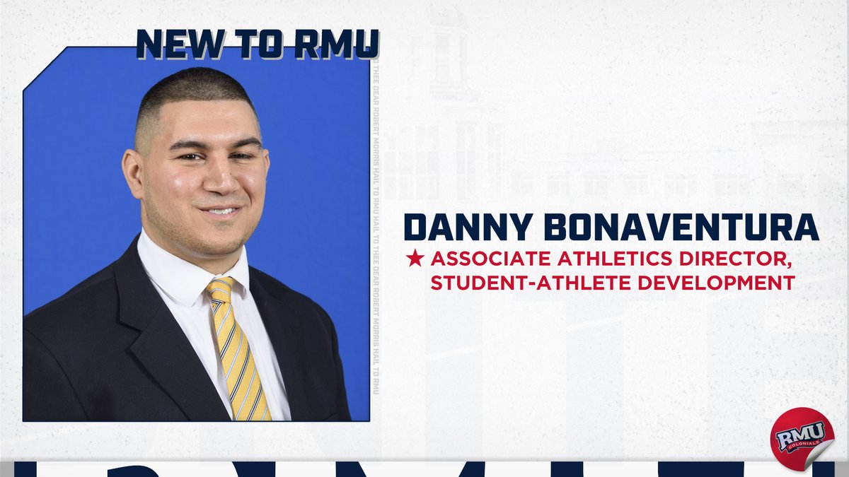 NEWS: Bonaventura Named Associate Athletics Director for Student-Athlete Development

🖱️: bit.ly/3smW3MN

#BobbyMo | 🔵⚪🔴 | #RMUnite