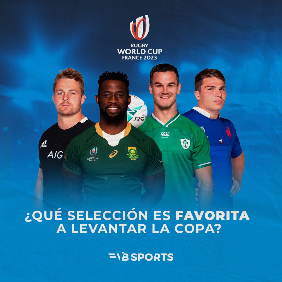 ¿Qué selección es favorita a levantar la copa en Francia 2023? 🏉🏆

#RWC2023