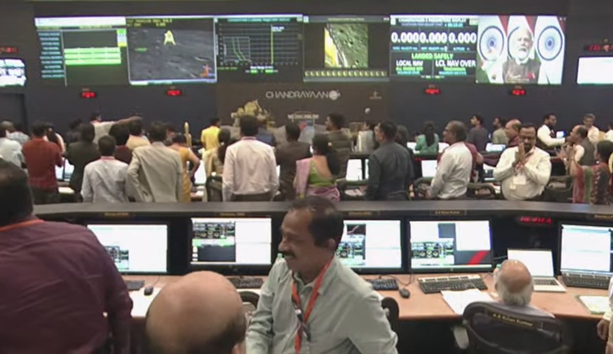 mr_chauhan__11's tweet photo. 🥳 🥳 🥳
#Congratulations_ISRO 🥳🥳
#Congratulations_INDIA 🇮🇳 🇮🇳
🥳 🥳 🥳
#Chandrayaan3
#ISRO
@isro https://t.co/WXFsWn4tU4