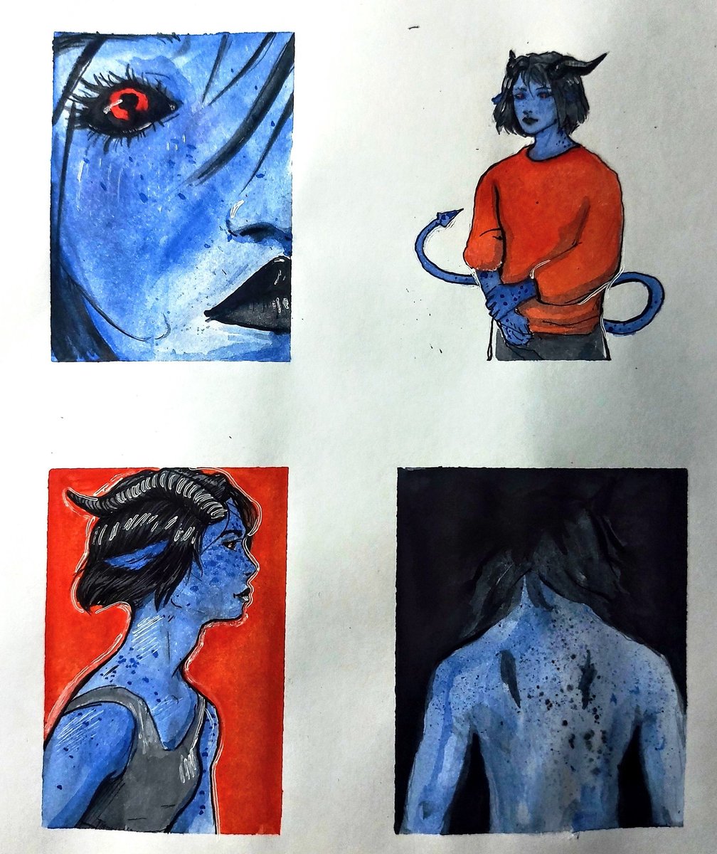 some traditional stuff 

#ArtistOnTwitter #watercolor #sketch