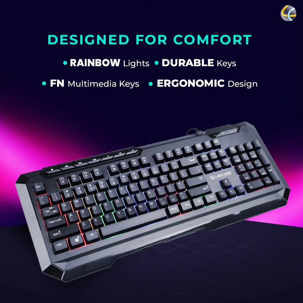 Lapcare_World's tweet image. &quot;Level up your gaming setup with the Lapcare RGB Gaming Combo! 🌟🎮 Get ready to conquer the virtual world in style. 💥🔥 #GamingGoals #RGBMagic #gaming #gamingpc #gamingsetup #gaminglife #gamingcommunity #lapcare #lapcareworld
