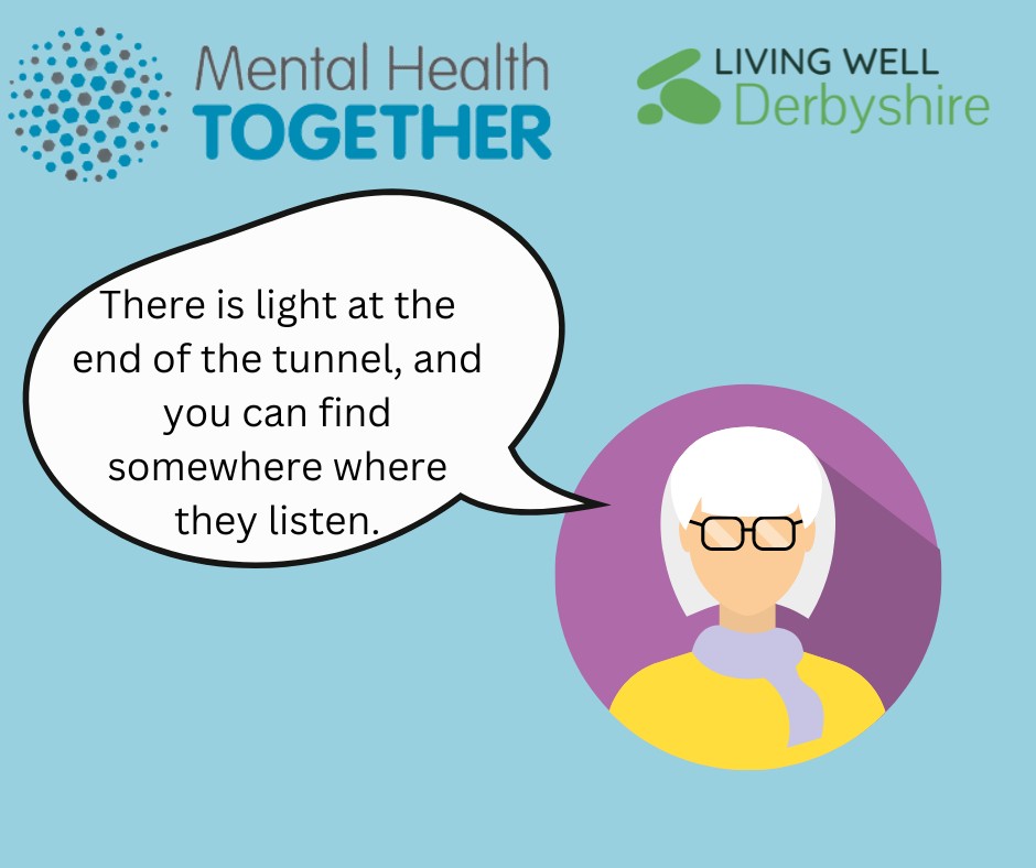 An aim of Living Well is for people to feel heard and in control of their support  👂

Here's what one of the service users said about receiving support through Living Well 👇