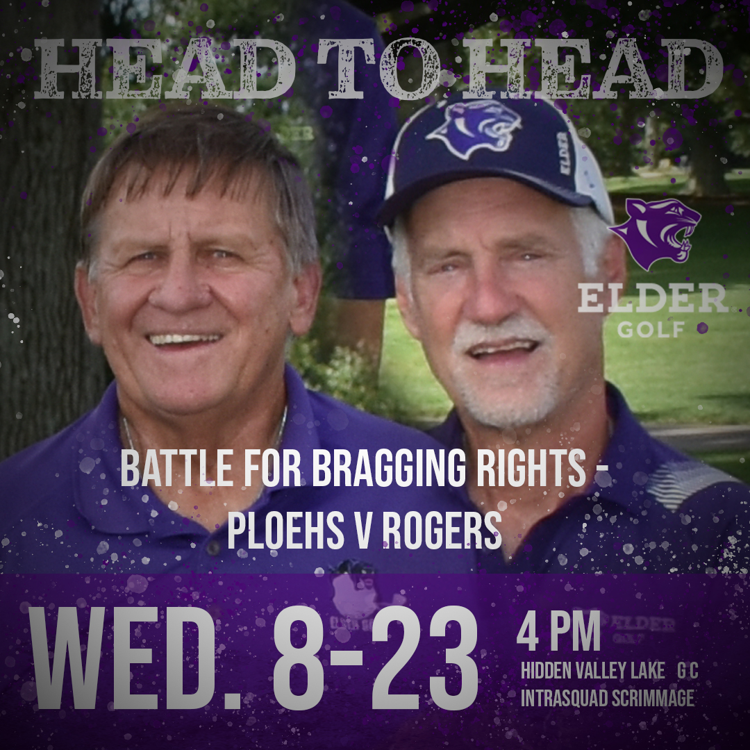 Elder_Golf's tweet photo. Today at Hidden Valley: Varsity B challenges the youngsters of JV to a nine-hole intrasquad battle.
Who will prevail? Coach Rogers or Coach Ploehs? https://t.co/95BS2i9psX