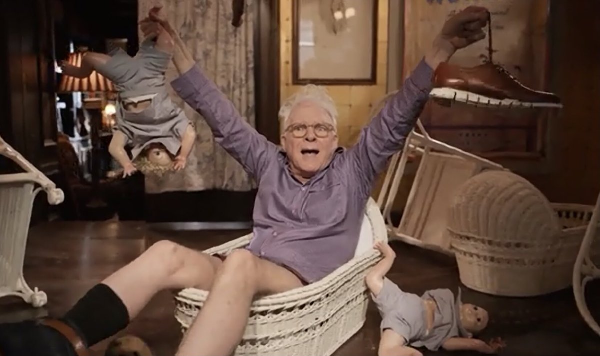 LenaBox's tweet image. Funny moment 🤣 /// Only Murders in the Building - S03E04 #NowWatching #OMITB