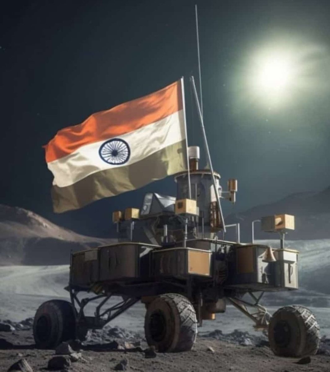 PriyadarsiniPT's tweet photo. Hurray!!!...Such a proud moment for every Indian...Our nation's scientists hv made history to the moon's south pole,first ever in the world,JAI HIND
#CHANDRAYAN3
#Chandrayaan3Mission 
#ISRO 
#VikramLander https://t.co/Wdp6fJKGIJ