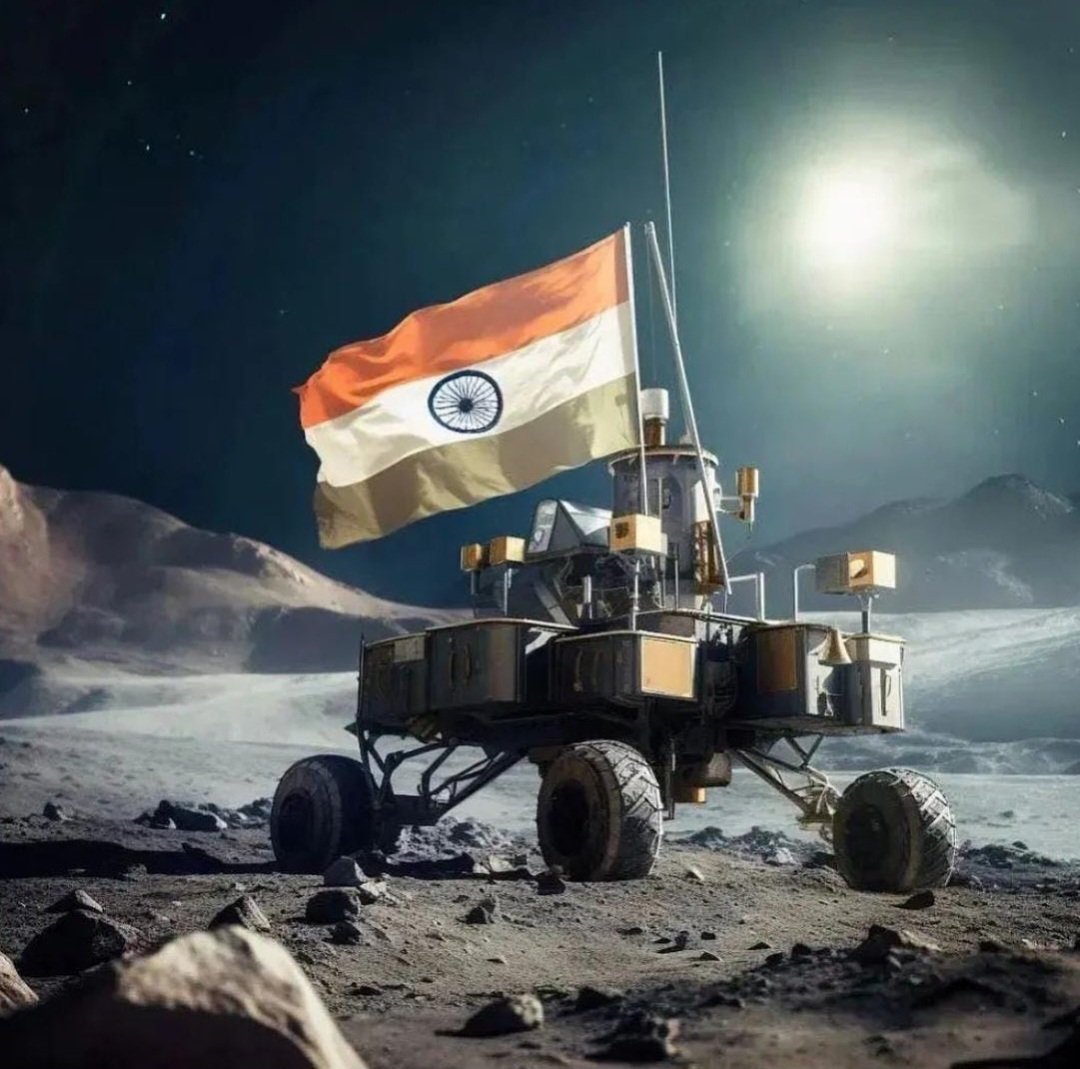 Congratulations to <a href="/isro/">ISRO</a> on the successful soft landing of #Chandrayaan3 on the moon. 
A momentous feat in the history of India's space exploration.🫡🇮🇳
#jaihind #bharatmatakijai