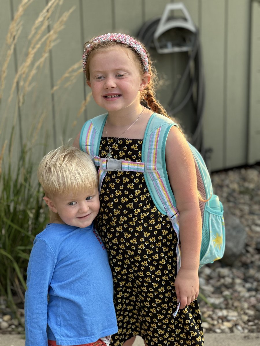 CoachBacon34's tweet photo. 1st day of kindergarten for my little girl. Excited to see the Lord work in you this year! https://t.co/jMNy5Q8naF