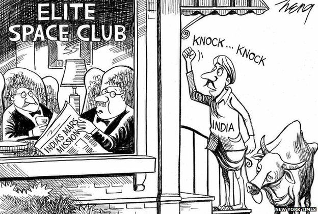 congratulations to <a href="/isro/">ISRO</a> for putting #IndiaOnTheMoon 
Hey <a href="/nytimes/">The New York Times</a>, time to update the cartoon ;)