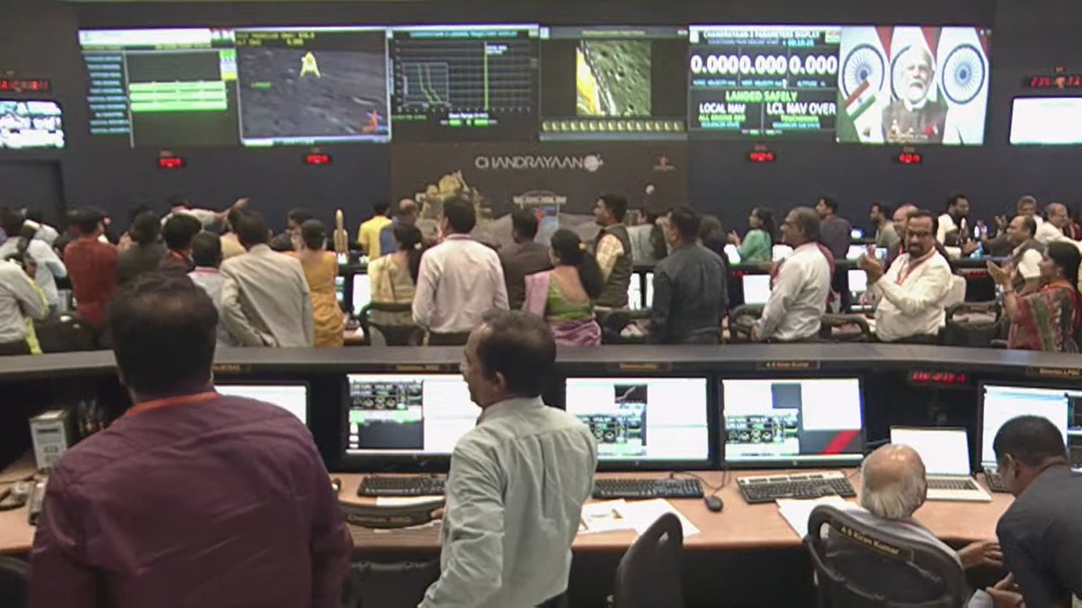 NABI_India's tweet photo. Thrilling success as Chandrayaan-3 soars into the cosmic expanse, continuing India's journey of lunar exploration! 🚀🌕 #Chandrayaan3 #SpaceMissions #ProudMoment 
@isro
@DBTIndia  
@AshwaniPareek10 
@DrJitendraSingh https://t.co/TaTaRU9g6Q