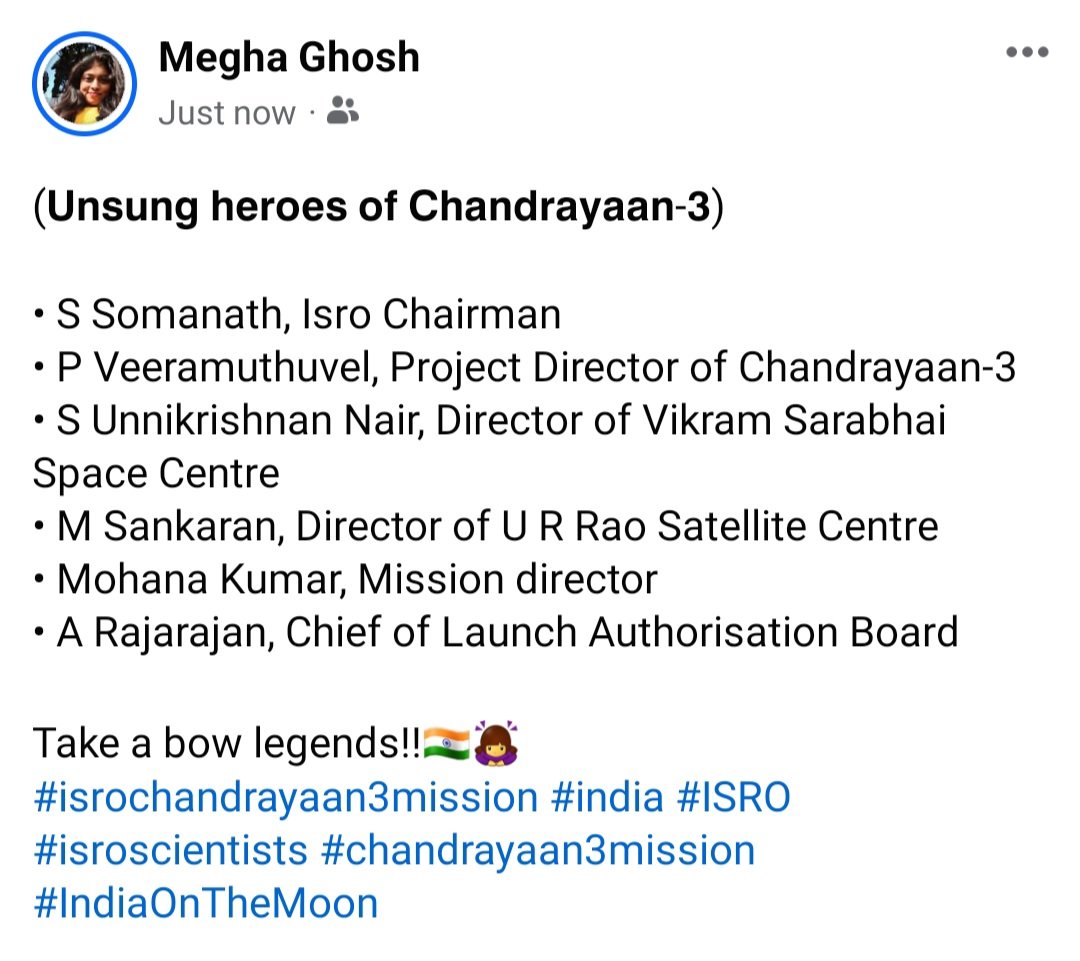 btw_its_Megha's tweet photo. @isro #IndiaOnTheMoon #Chandrayaan3Landing https://t.co/rEAxx0uAkc