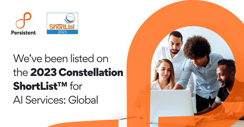 Persistent Systems (@persistentsys) on Twitter photo We are pleased to share that Persistent Systems was named in the <a href="/constellationr/">Constellation Research</a> , Inc. ShortList™ for AI Services: Global in Q3 2023! This recognition is a reflection of Persistent’s status as a trusted strategic partner for enterprises searching for secure AI solutions to We are pleased to share that Persistent Systems was named in the <a href="/constellationr/">Constellation Research</a> , Inc. ShortList™ for AI Services: Global in Q3 2023! This recognition is a reflection of Persistent’s status as a trusted strategic partner for enterprises searching for secure AI solutions to