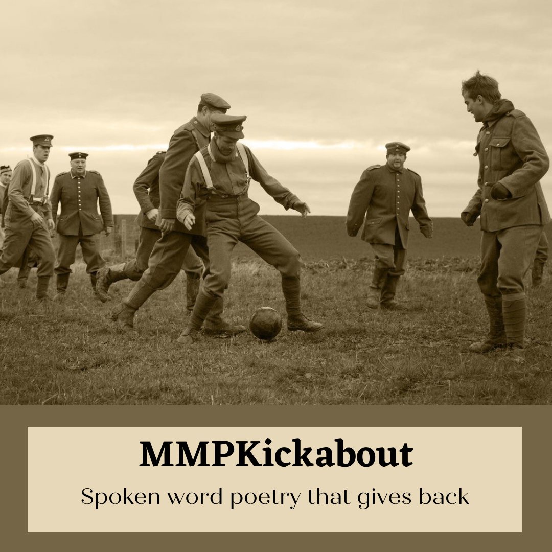 MoveMePoetry's tweet photo. This week is #MMPKickabout, where we celebrate one another through #spokenword #poetry. 

On Friday, you will make a recording (can be audio) of some of your favorite battle poems &amp; share them under the main post. 

We do this to lift up others. 

#poetry #MoveMePoetry https://t.co/2zcSrFY4To