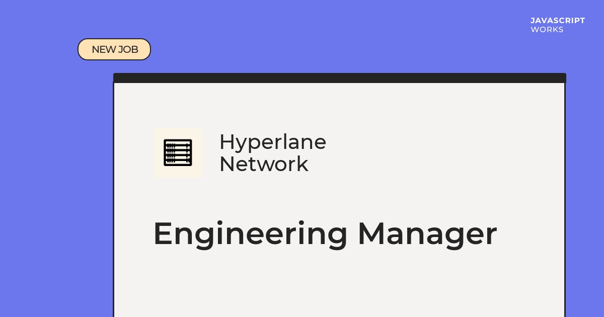 javascriptworks's tweet image. Job Opportunity 🔥
💼 Engineering Manager
🏢 Hyperlane Network
💰 $100K - 250K + Equity
🖥️ Work with TypeScript, Rust & Node.js
Check out the details and apply now 👇
javascript.works-hub.com/jobs/engineeri…
#newyork #typescript #rust