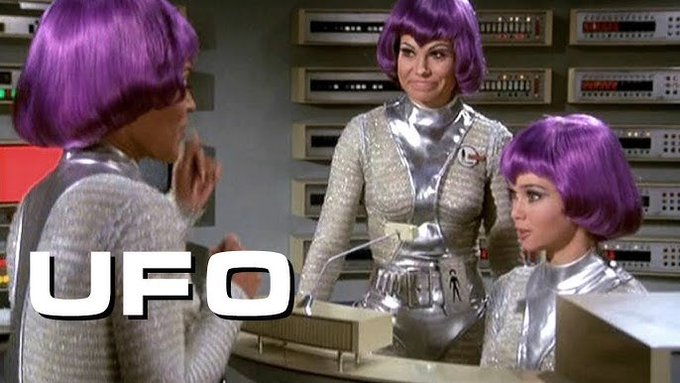 Today's new set on Southern Charms was inspired by one of my old favorite TV sci-fi fi shows-UFO. Apparently