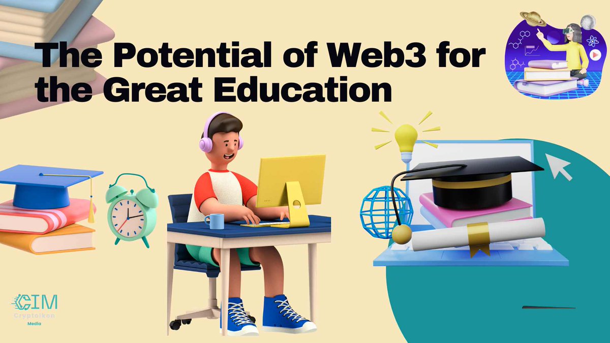 cryptoikonmedia's tweet image. 🌐 Unleash Learning with Web3! 🚀

Discover the boundless potential of Web3 in education. Blockchain, decentralization, &amp;amp; smart contracts are reshaping learning.💡

Read more from here : buff.ly/3E9ufho
.
.
.
.
#Web3Education #BlockchainLearning #DecentralizedLearning
