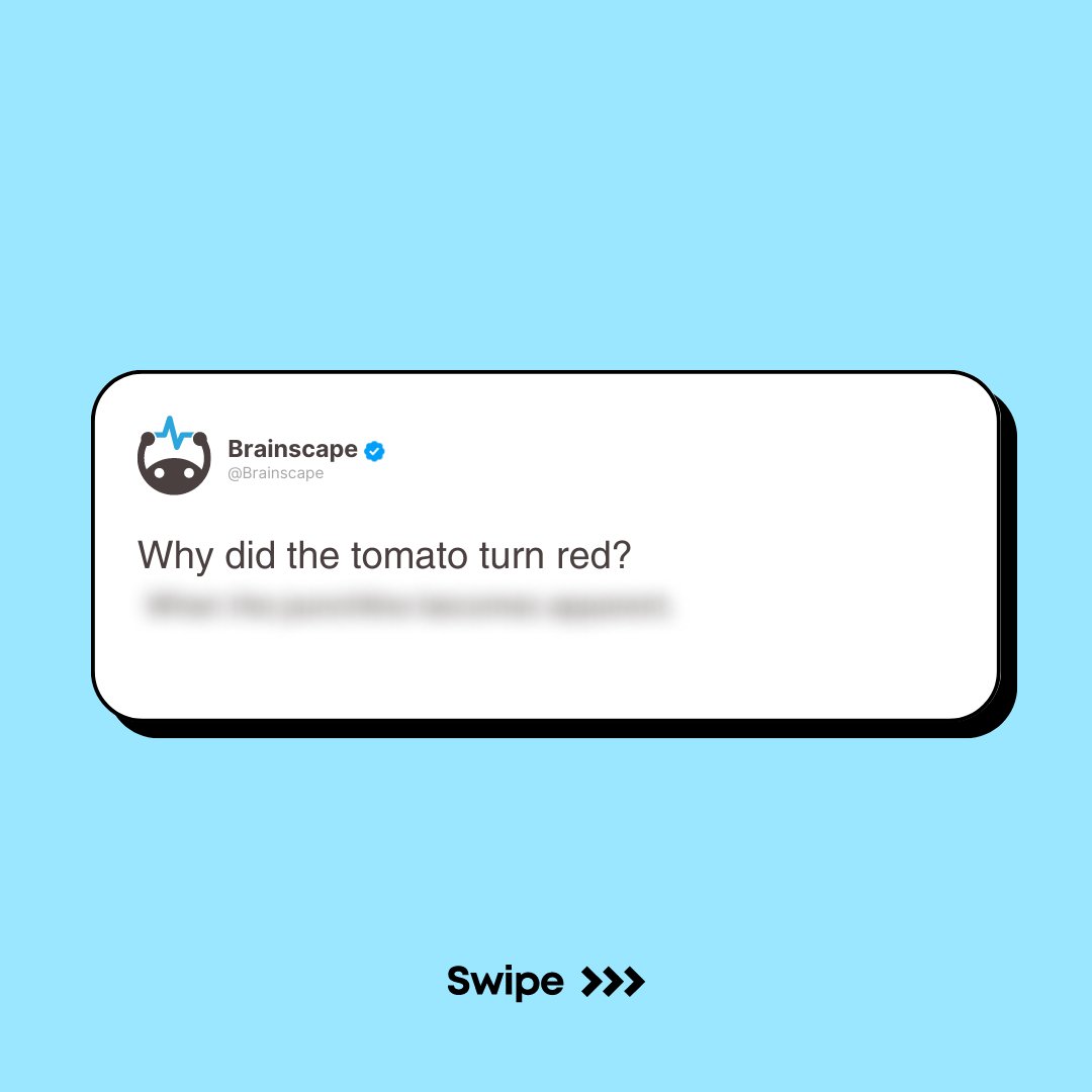 Brainscape's tweet photo. Elevate your entertainment game with Brainscape's Jokes Flashcards! ๐ Tap the bio link to arm your joke arsenal. But don't just take our word for itโgive it a whirl! ๐
Have a top-tier dad joke? Share it in the comments below! ๐ #CornyJokes #Brainscape https://t.co/c2WstwnUgA