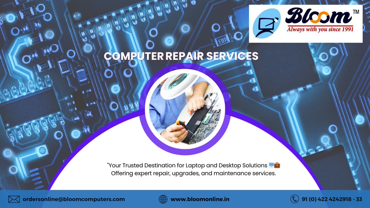 bloomcomputers's tweet image. Laptop or desktop issues? We're here to help! #TechHelp #fixmycomputer #bloomonline #bloomelectronics #coimbatore