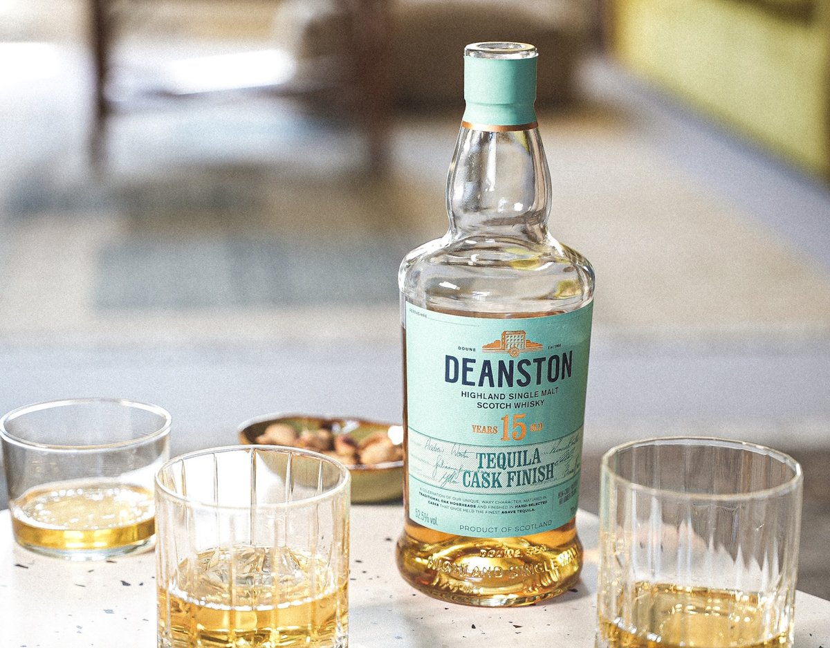 Deanston launches new Tequila finished whisky: buff.ly/44oeSfE @deanstonmalt #scotch #whisky #news