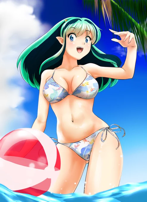 #うる星やつら原作45周年 #うる星やつら45周年  うる星やつら45周年が話題になり盛り上がっていますね(*'ω`*) ラムちゃんの笑顔を引き出せるのはあたる君だけ、だからこの二人の鬼ごっこをずっと追いかけられるんだと思います #うる星やつら生誕祭 #うる星やつら生誕祭2023