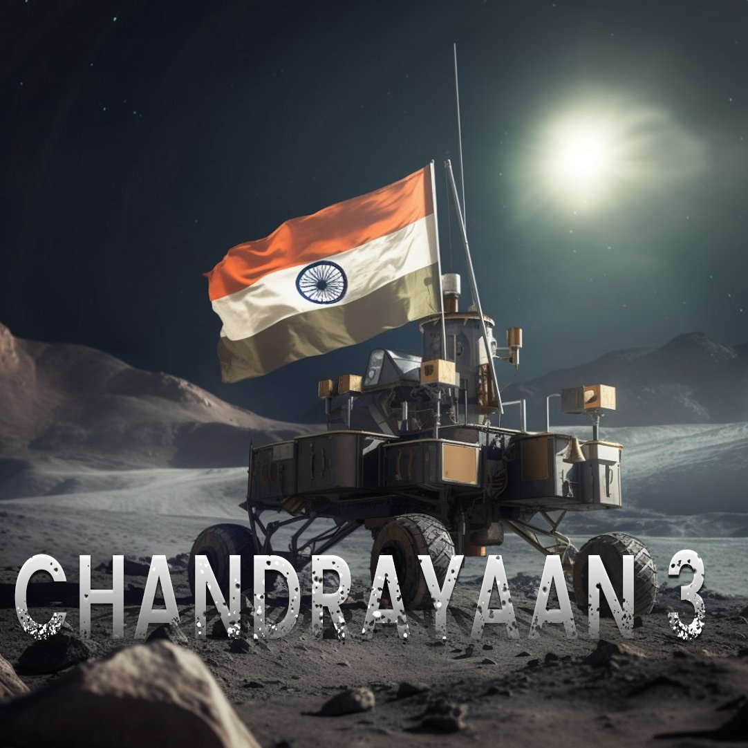 Salesgear1's tweet photo. Dreams, when pursued with determination, can illuminate the skies. Awe-inspiring success of Chandrayaan-3's lunar landing.

Beyond science, Chandrayaan-3 embodies the essence of India – unwavering perseverance, visionary spirit, and financial prudence.

#Chandrayaan_3 #Ch3 @isro https://t.co/XbeekdDdcz