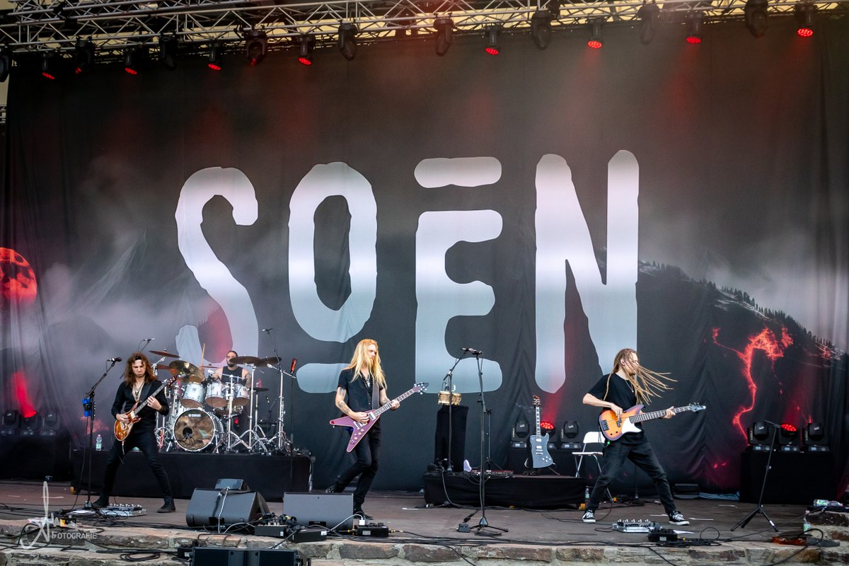 NightOfTheProg's tweet image. Soen performed during this year&apos;s Night Of The Prog on Sunday evening. Have you seen them play? Any thoughts?
Photos by Wins-Fotografie 
@soenmusic @ProgMagazineUK #soen @LoreleyStage #nightoftheprog
