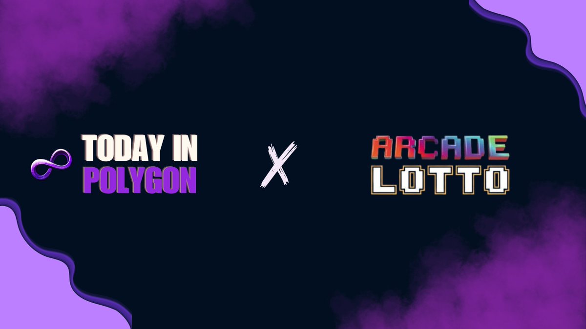 Gaming on Polygon just got better!🎮 Arcade Lotto & Today in Polygon have entered a strategic partnership to bring a decentralized and classic lotto experience to the Polygon community.