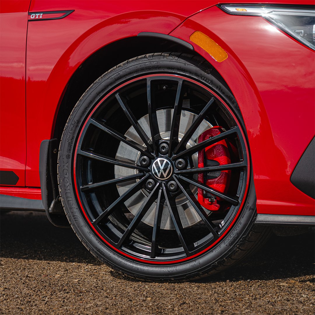 VWcanada's tweet photo. Power meets precision in the #VWGolfGTI 40th Anniversary  Edition. https://t.co/3NXZwqcH4A https://t.co/wYX0giZRBx