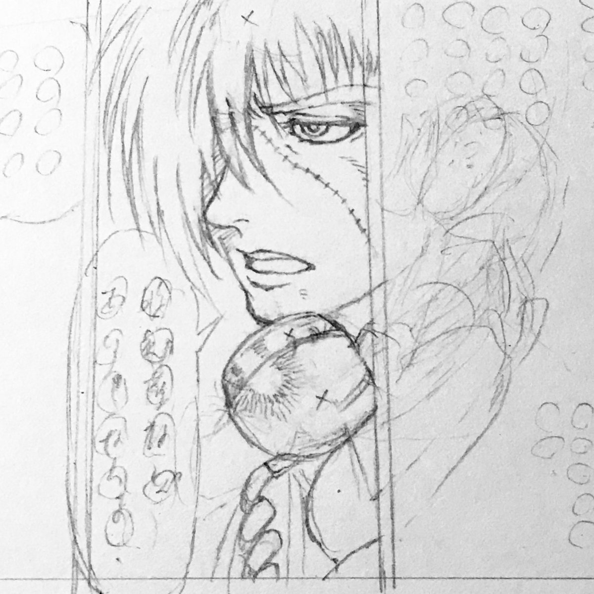 今日の進捗

厳しいセリフを吐き捨てる時の先生は、劇画チックにしたくなる。 