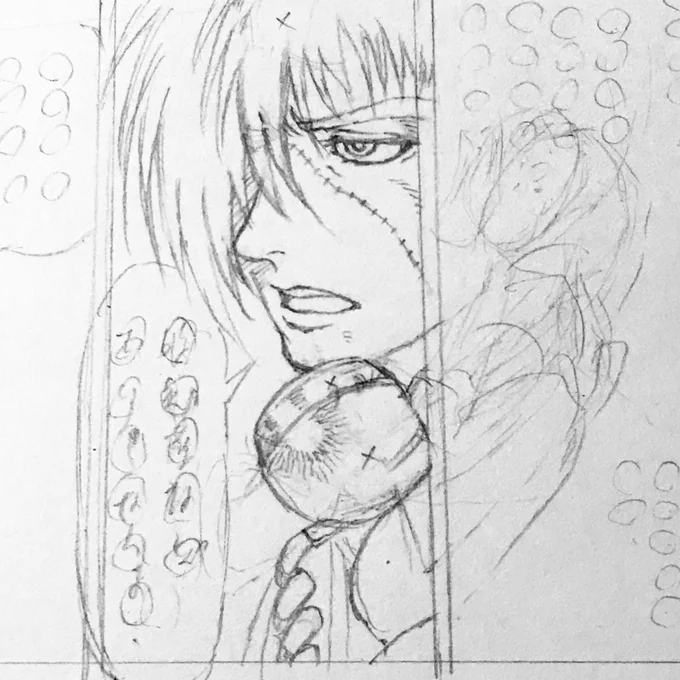 今日の進捗

厳しいセリフを吐き捨てる時の先生は、劇画チックにしたくなる。 