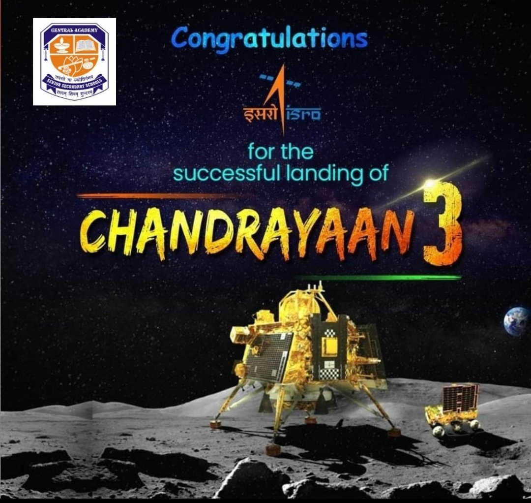 Garimaws's tweet photo. historic achievement &amp; a moment of pride for our Nation🇮🇳

 Congratulations @ISRO &amp; to everyone who played their part in making this mission a success! 
#Chandrayaan3
#IndiaMakesHistory
#IndiaOnTheMoon https://t.co/Z1OABvyfkW
