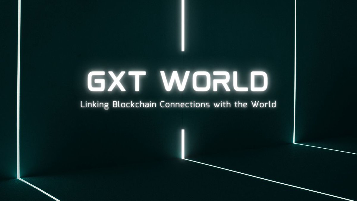 Join the growing blockchain connection and community with GXT World 🔗

#GXT #GXTWorld #Gem #GemTrading #Blockchain #Crypto 
#Cryptocurrency #NFTs #Tech #TechTwitter #Future #Token