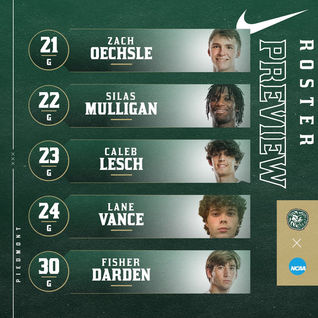 Lions_MBB's tweet photo. 2023-24 Roster Preview 🟢⚪️ https://t.co/z46m4K2D9p