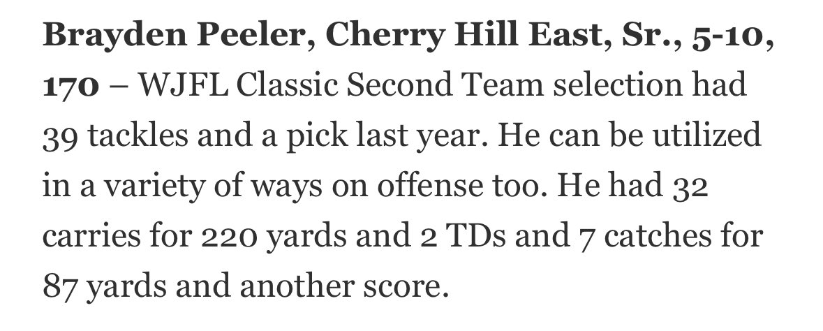 <a href="/BraydenPeeler5/">Brayden Peeler</a> is a playmaker on both sides of the ball ‼️💪🏻