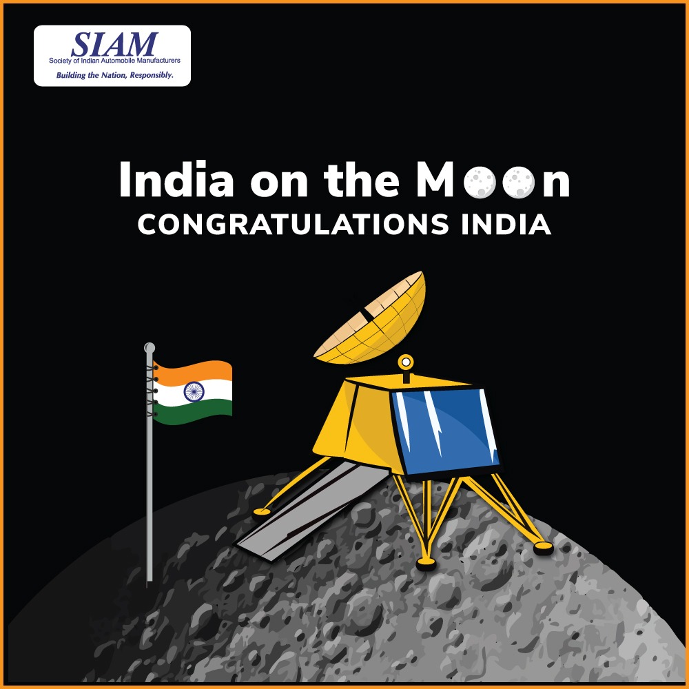 A proud moment for all of us! Congratulations to ISRO on the successful landing of Chandrayaan-3! Your dedication and scientific prowess are truly inspiring. A remarkable achievement for India's space exploration. #ISRO #Chandrayaan3