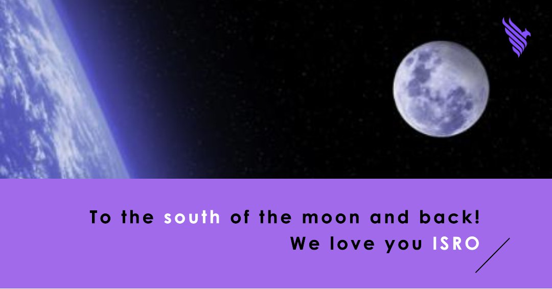 phoenixtalentX's tweet photo. #Chandrayaan3  #IndiaOnTheMoon 

We love you @isro to the moon oops south of the moon and back!

@phoenixtalentX #DoOutoftheBulb #RiseLikeAPhoenix #EmployerBrandingIndia #BestAgency https://t.co/KlET30uw1c