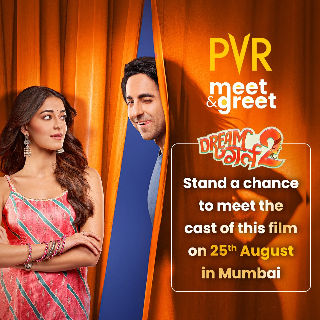 It’s finally time for a dreamy adventure to begin! Meanwhile, answer a simple question and stand a chance to meet the cast of the movie on 25th August in Mumbai ✨🎥 Question: What is the name of Ayushmann Khurrana’s character in the movie? Steps: 1: Share your answer along…
