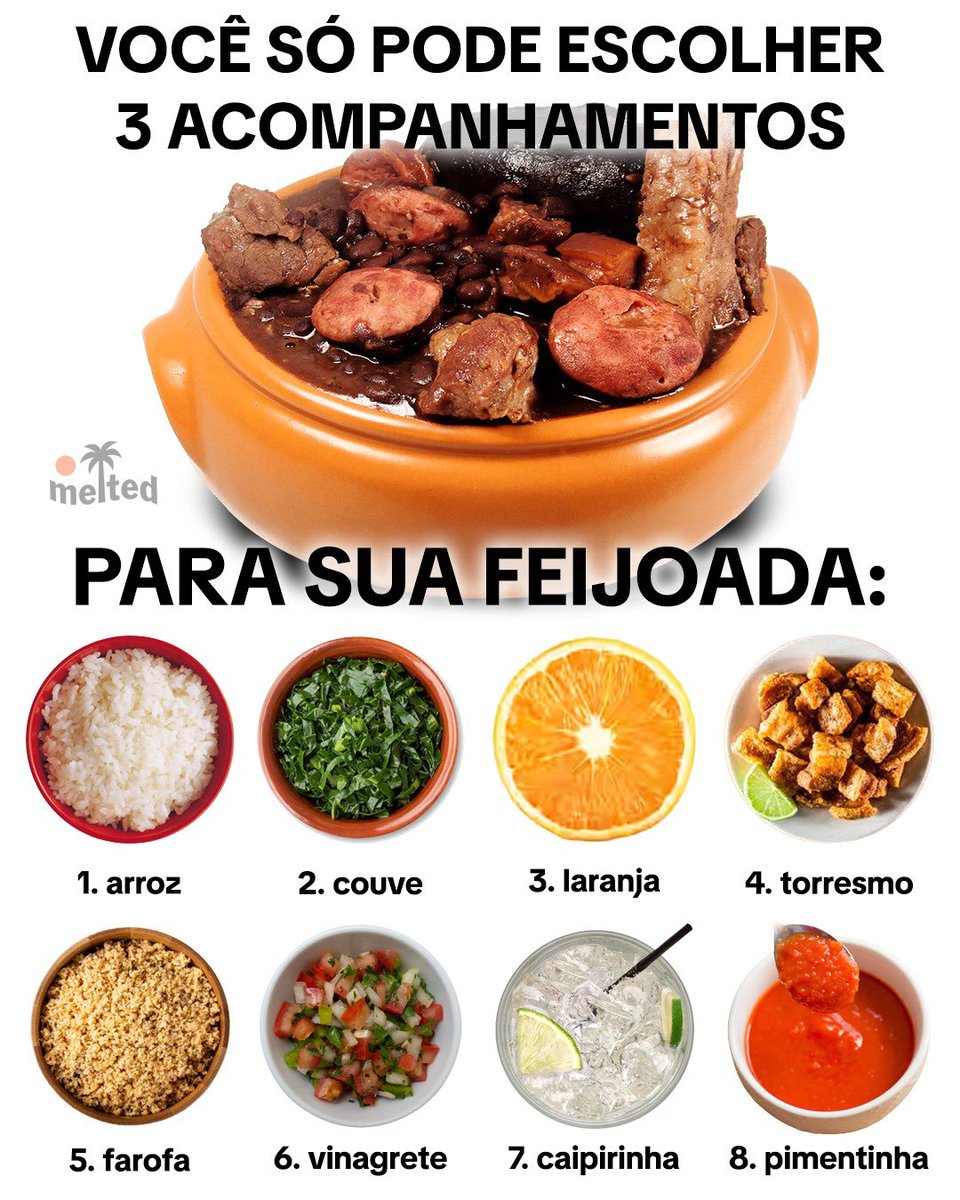 meltedvideos's tweet image. cadê a galera sommelier de feijoada pra me ajudar numa coisinha aqui?