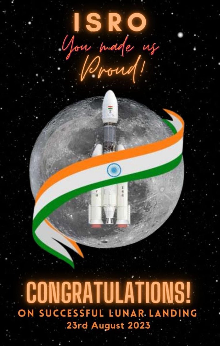 चंद्रयान-3 की सुरक्षित लैंडिंग पर पूरे देश को बहुत-बहुत बधाई

अब तो #OPS लागू कर दो

अब तो हम चांद (South pole) पर भी पहुच गए
अगर इसरो हमे चांद तक ले जा सकता है तो आप हमे OPS नहीं दे सकते।

#भारत_मांगे_OPS
#INDIA_WANTS_OPS #कर्मचारियों_का_हक_OPS