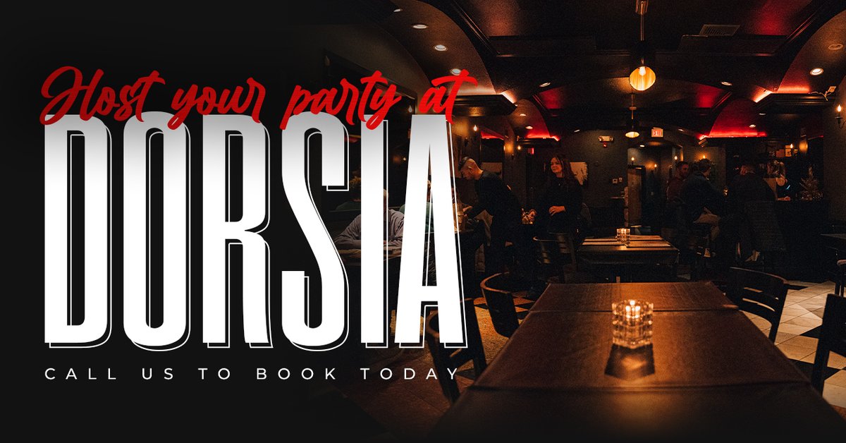 For all event needs...Dorsia.

🎂 #Birthday
👔 #Workparty
💍 #Rehearsaldinner
🥂 #Bacheloretteparty

Book it at (414) 539-6826 or pastaflights@dorsiamke.com.