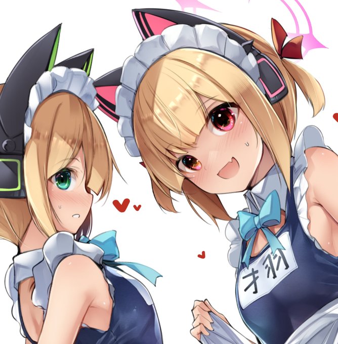 スク水メイドモモミドwip 