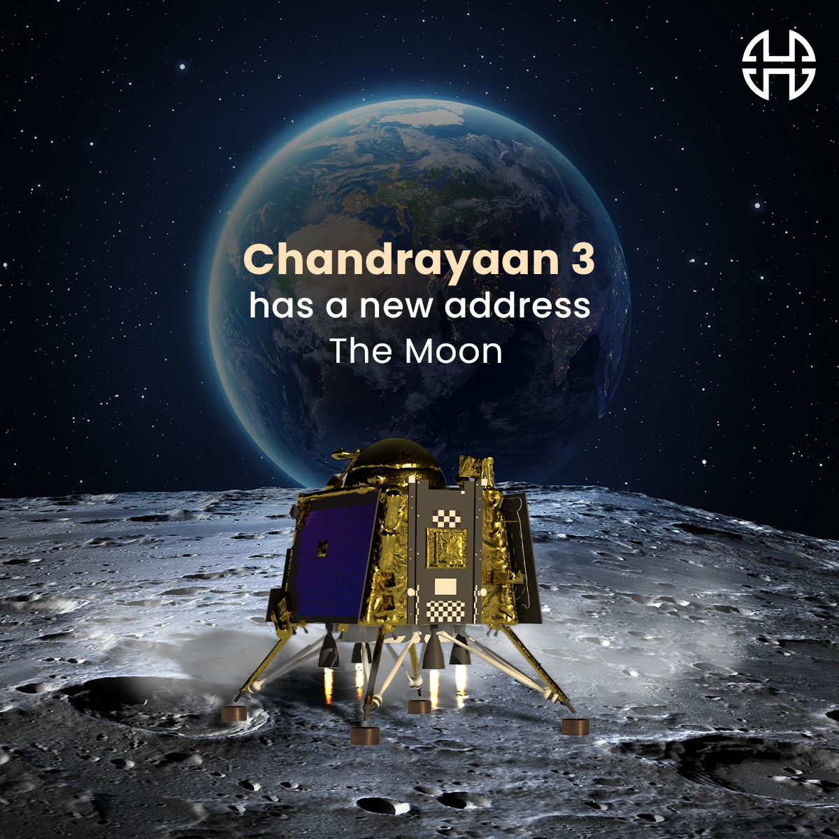 HOHExclusive's tweet photo. A Historic Touchdown: Congratulations India on a safe Chandrayaan 3 landing!
India has successfully landed a space shuttle on the moon's surface, marking a monumental leap in our journey of exploration✨️
#Chandrayaan3
#LunarTouchdown
#IndiaOnTheMoon
#MoonMission
#ISRO https://t.co/wWzy7WOlV6