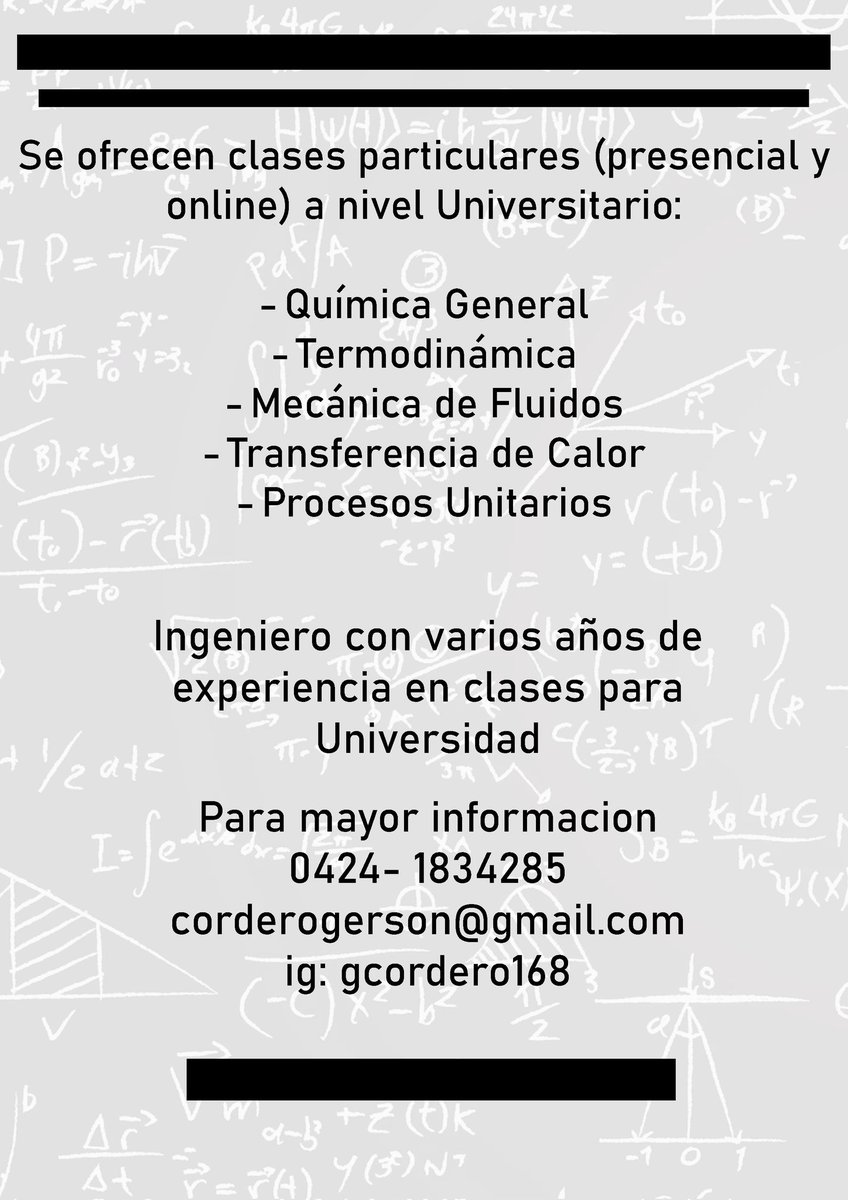 gcordero16's tweet photo. Clases presenciales y online para estudiantes a nivel escolar y universitario!! Estaré muy agradecido si me ayudan a difundir. Excelente día 😃 https://t.co/MExZBXDH8a