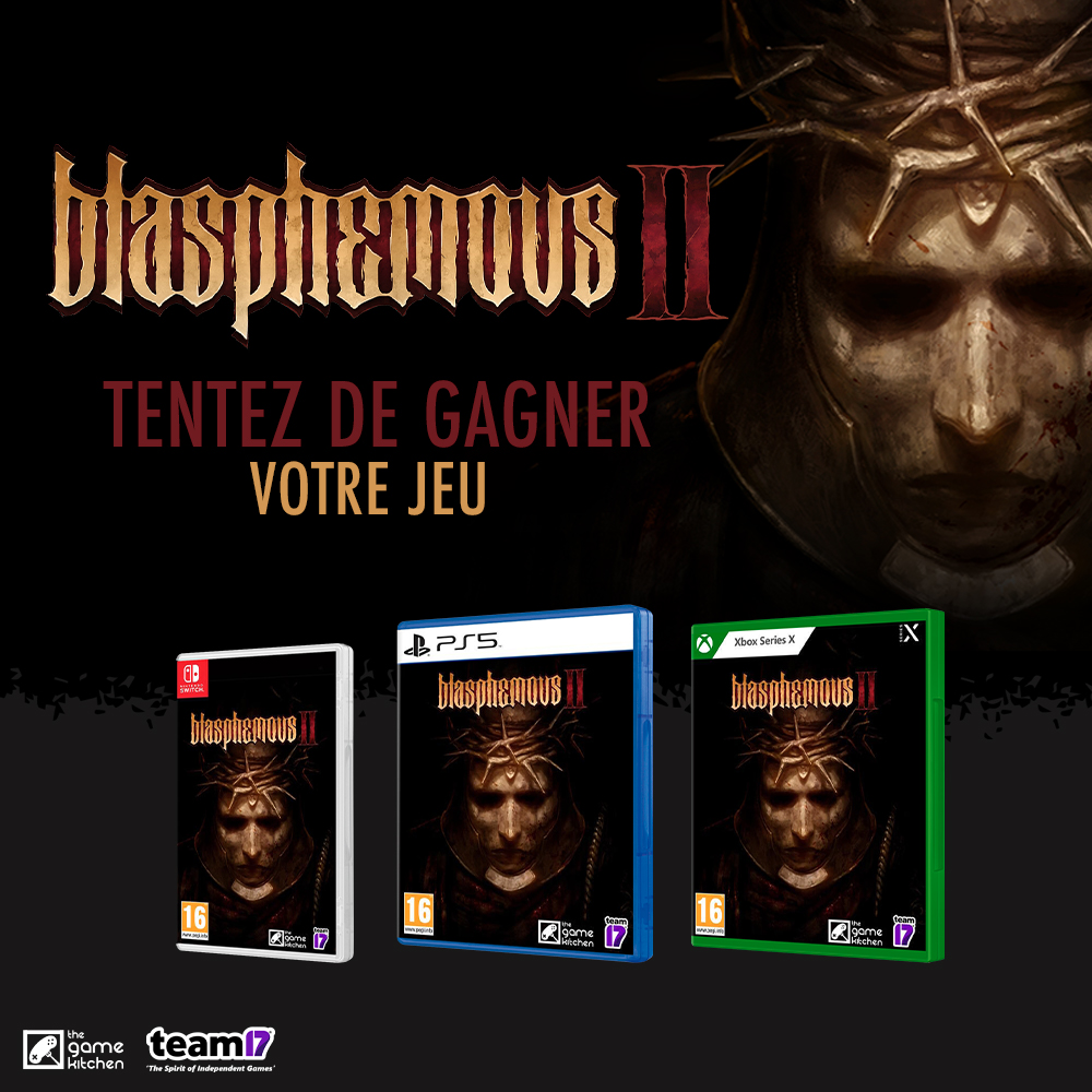 Micromania_Fr's tweet image. Blasphemous 2 sort demain 😍⁣⁣
Pour l'occasion, tentez de gagner deux jeux ! 🔥⁣⁣
⁣⁣
Pour participer ⤵️⁣⁣
💀 Like⁣⁣, RT &amp;amp; Follow @Micromania_Fr et @JustForGames_FR⁣⁣
💀 Mentionne en réponse un ami avec #MicromaniaBlasphemous
⁣⁣
Tirage au sort dans 1 semaine !⁣⁣