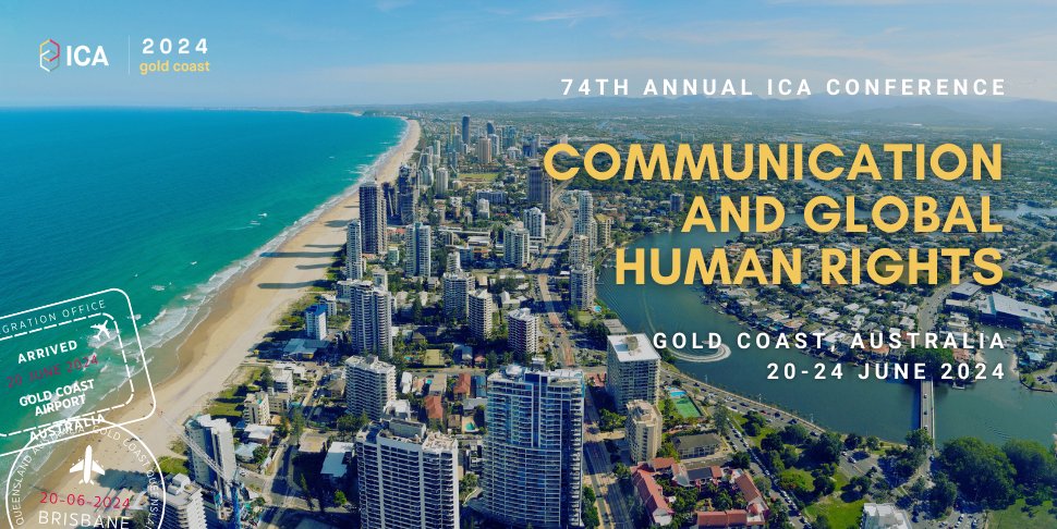 We are delighted to invite you to the 74th Annual ICA Conference in Gold Coast, Australia, from 20-24 June 2024. The calls for papers for Divisions, Interest Groups, and the Theme are now available; the submission site opens 1 September. linkedin.com/feed/update/ur… #ICA24