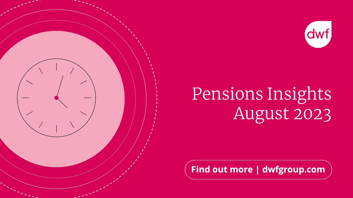 In this month's Pensions Insights, we give you our take on the latest highlights in the world of pensions law and policy. Read more for expert insight on case law, new laws and the latest news: bit.ly/44p46G6

#dwf #pensions #employmentlaw