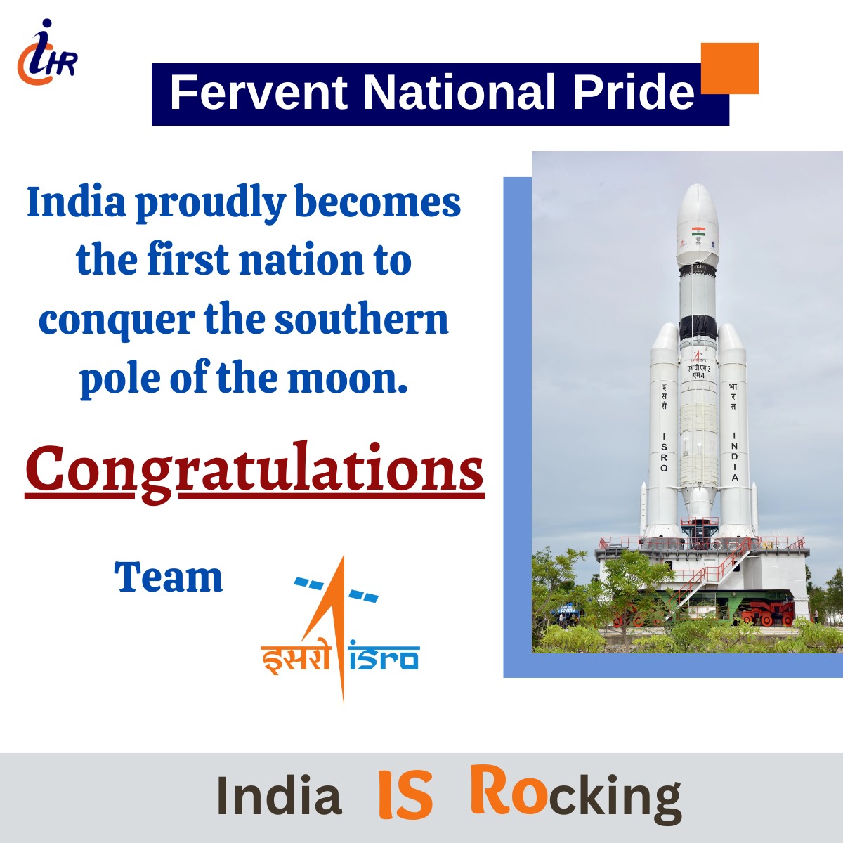 ImpeccableHr's tweet photo. India proudly becomes the first nation to conquer the south pole of the moon.

#proudmoment #Chandrayan3Landing  #chandrayan https://t.co/PCULVUZ5mB
