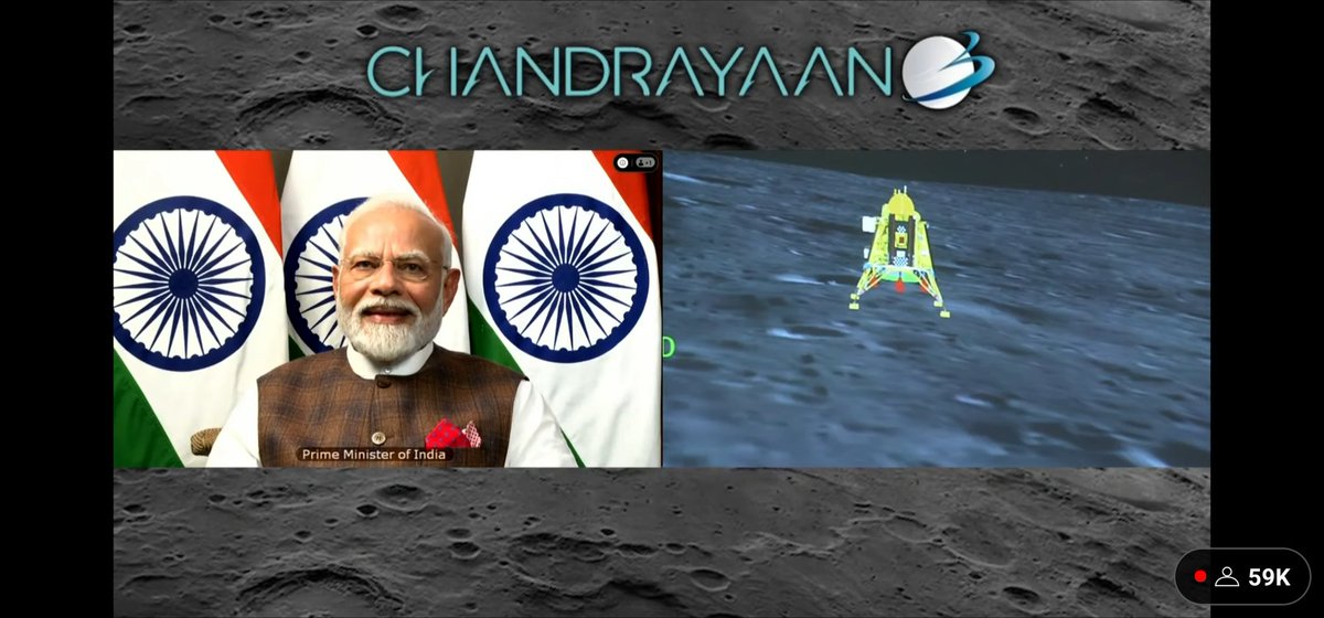 India <a href="/isro/">ISRO</a> lit up the dark side of the Moon like our PM <a href="/narendramodi/">Narendra Modi</a> Ji enlightening the world.. Luv u India!!
<a href="/ThisIsDSP/">DEVI SRI PRASAD</a>