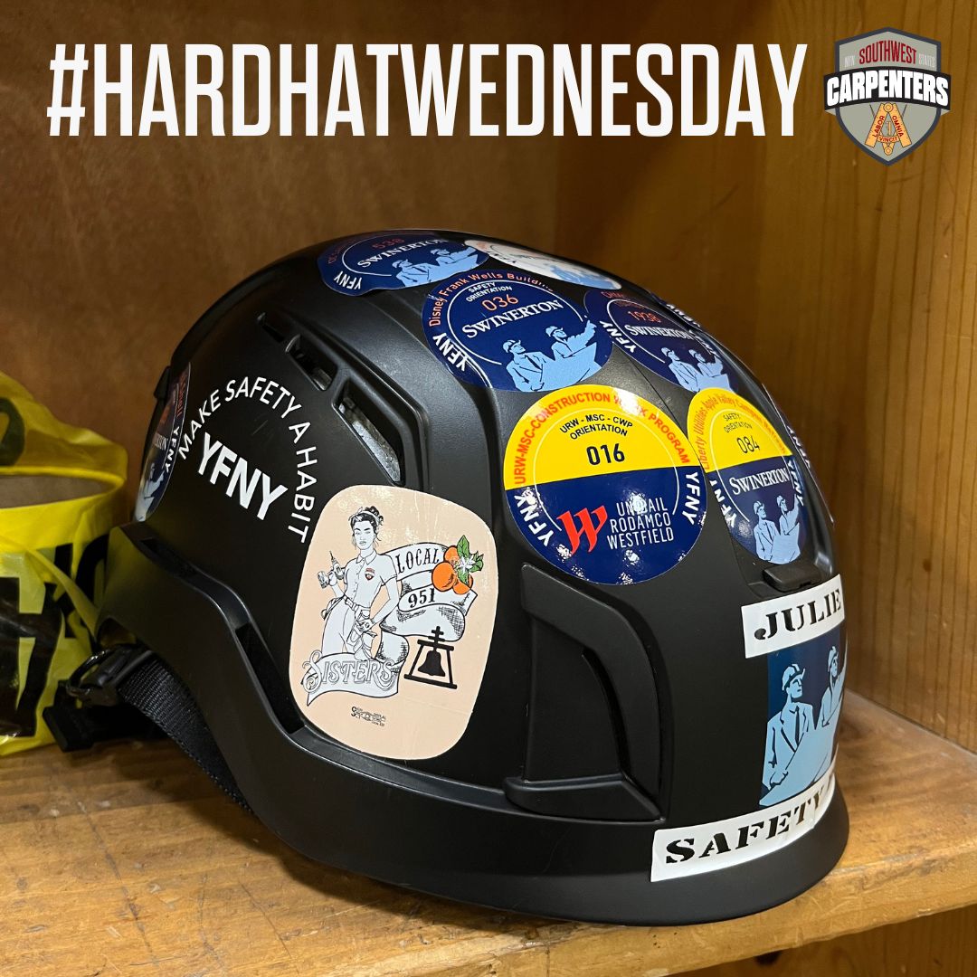 WSCarpenters's tweet photo. Happy #HardHatWednesday from Journeyman and #BuildBetter Carpenter Julie Luu! What makes you proud to be #Union? 💪 

#SWMSCarpenters #UnionCarpenters #JobsWagesBenefits #Sisterhood #UnionStrong #Carpenters #WeBuildAmerica #BorderToBorder #UnionProud #909Sisters #SIBS https://t.co/QPho5VwIe7