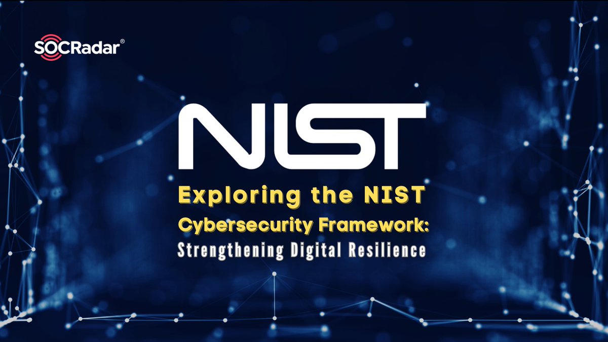 socradar's tweet image. ⚠️ With this escalating threat landscape, the need for a structured approach to #cybersecurity has become evident. This is where the National Institute of Standards and Technology (#NIST) #CybersecurityFramework (#CSF) steps in. 
Read more 👇 
socradar.io/exploring-the-…