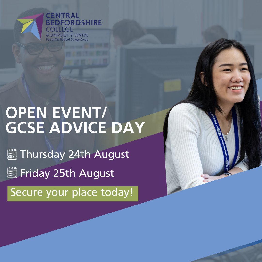 Our first August Open Event/GCSE Advice Day takes place tomorrow🙌 We look forward to seeing you all over the next couple of days! If you haven't yet registered your attendance you can still do so at: loom.ly/AbdNSCU